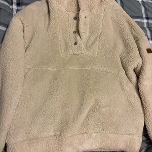 Roxy Cream Fleece Hoodie - NWOT